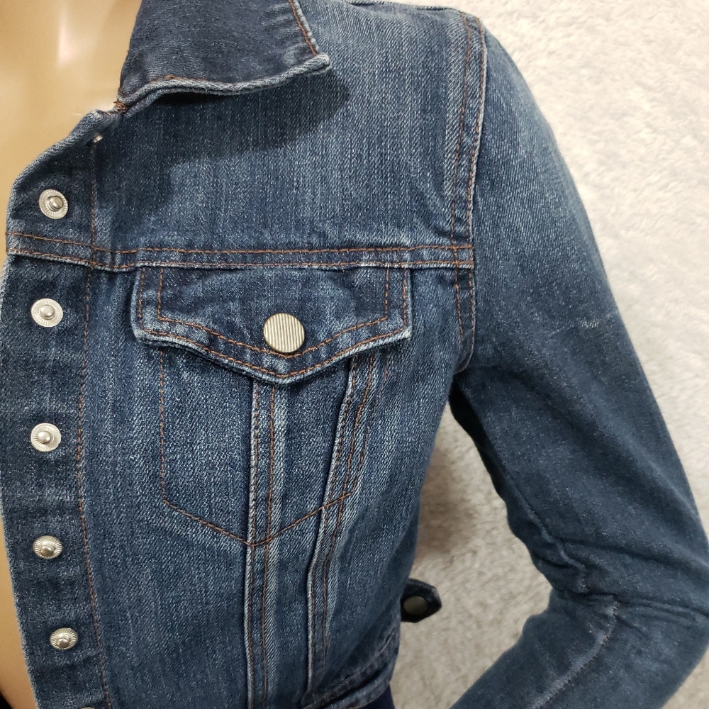 Highway Jean's denim crop jacket size S - Picture 8 of 8